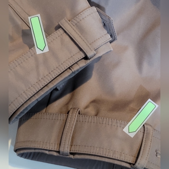 Calvin Klein Short Belted Trench Coat - Size PXL - Picture 16 of 16